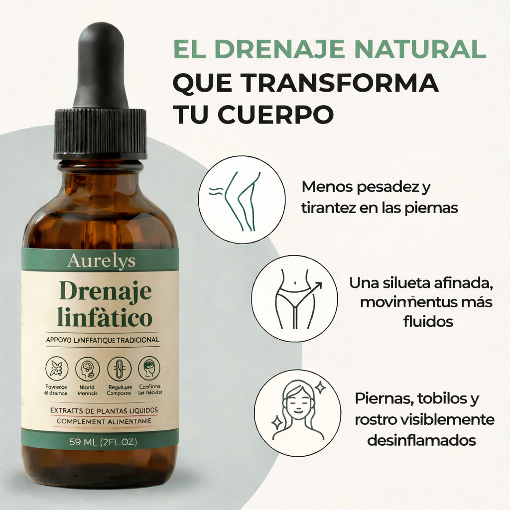 Gotas de Bienestar para Drenaje Linfático